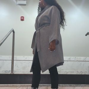 Grey Peacoat